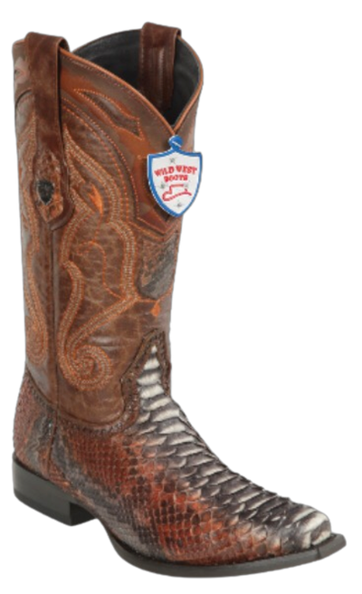 Bota de Pitón Original Horma Punta Recortada Wild West 1   - from alligatorwarehouse.com