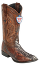 Bota de Pitón Original Horma Punta Recortada Wild West
