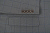 Trevi Collection - 2 Piece Suit 2 Buttons Windowpane Regular Fit In Gray 5 SO6292-2-Classic  - from alligatorwarehouse.com