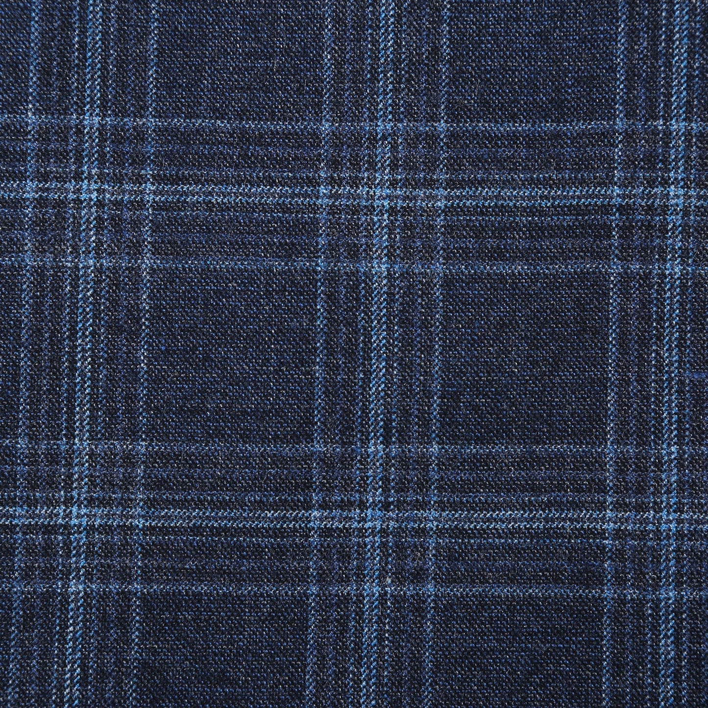 562-4 Men's Slim Fit Wool Stretch Checked Suits