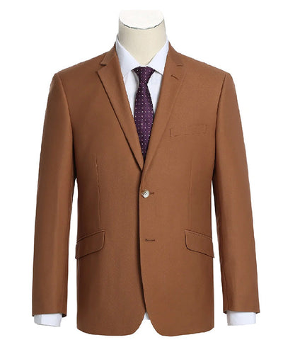 Brown 2-Piece Single Breasted Notch Lapel Slim Fit Dress Suit 1 SO6201-106-SLIMFIT  - from alligatorwarehouse.com
