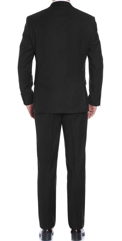 Performance Stretch Suit 2 Piece Slim Fit in Black 2 SO62110-1-SLIM  - from alligatorwarehouse.com