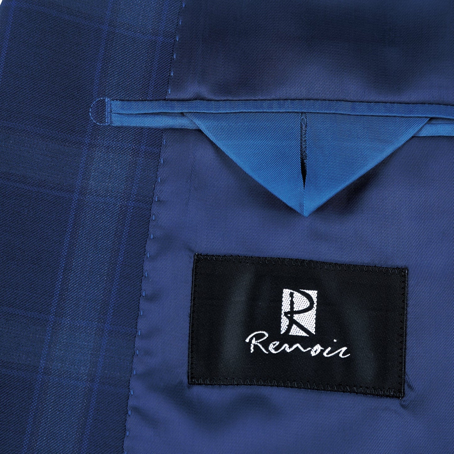 562-5 Men's Classic Fit Wool Checked Suits