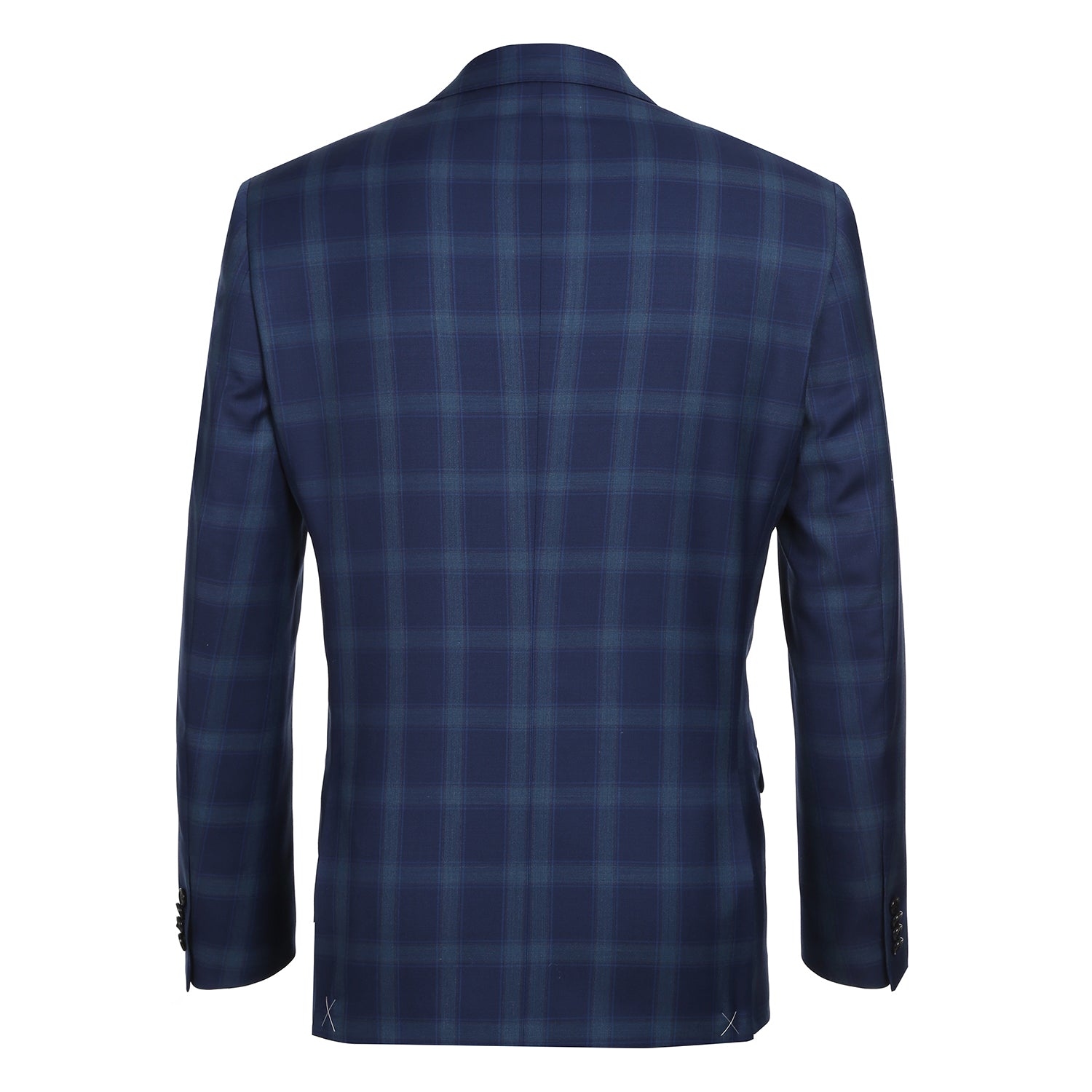 562-5 Men's Classic Fit Wool Checked Suits 2 SO6562-5 classic suits_38L  - from alligatorwarehouse.com