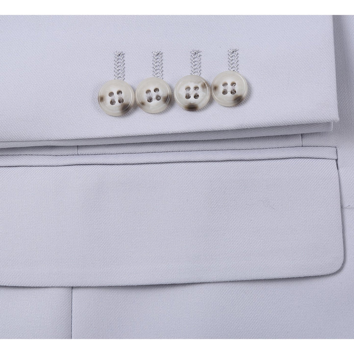 201-15 Men's 2-Piece New Slim Fit Single Breasted Notch Lapel Suit