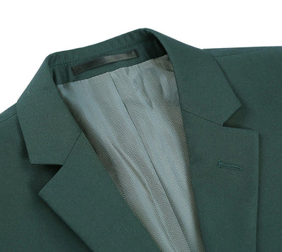 Vanderbilt Collection - Classic 2 Piece Suit 2 Buttons Regular Fit In Green 2 SO6201-9-CLASSIC  - from alligatorwarehouse.com