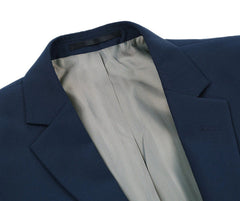 Vanderbilt Collection - Classic 2 Piece Suit 2 Buttons Regular Fit In Navy