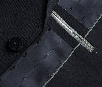 Vanderbilt Collection - Classic 2 Piece Suit 2 Buttons Regular Fit In Dark Navy 2 SO6201-2-CLASSIC  - from alligatorwarehouse.com