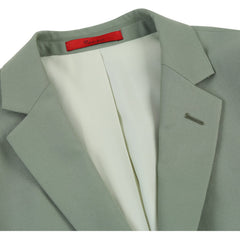 201-12 Men's 2-Piece Slim Fit Single Breasted Notch Lapel Suit