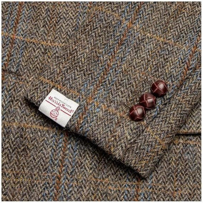 Walker and Hawkes Harris Tweed Blakemore Blazer for Men - Hand-Woven Wool Tweed Jacket with Polyester Lining, Regular Fit 4   - from alligatorwarehouse.com