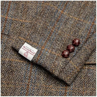 Walker and Hawkes Harris Tweed Blakemore Blazer for Men - Hand-Woven Wool Tweed Jacket with Polyester Lining, Regular Fit
