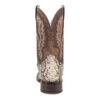 Dan Post Men's Brutus Python Snakeskin Square Toe Boots - Natural 4 DP4917_7_D  - from alligatorwarehouse.com