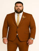 Menƒ??s Rust Brown Wedding Suit ƒ?? Modern Slim Fit Groom Suit for Fall Outdoor Ceremonies 4   - from alligatorwarehouse.com