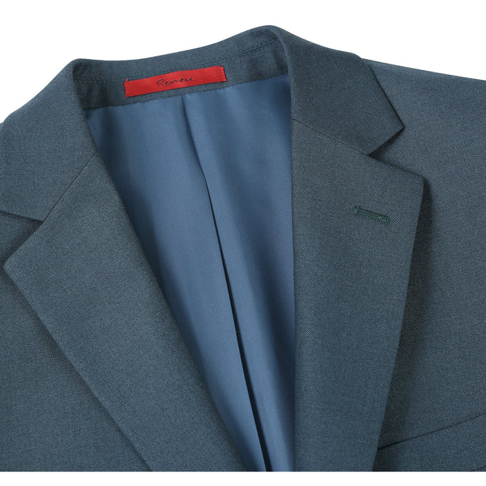 201-13 Men's 2-Piece New Slim Fit Single Breasted Notch Lapel Suit