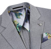 Half Canvas Slim Fit Blazer in Gray 4 SO6PS24-2_Riserva-JKT_38R  - from alligatorwarehouse.com