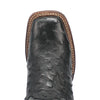Dan Post Kylo Black Full-Quill Ostrich Boots 5 DP3009_7_M  - from alligatorwarehouse.com