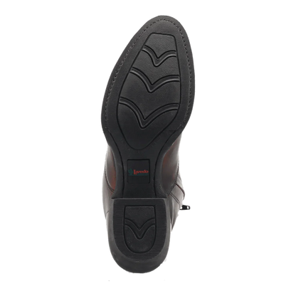 Laredo Men's Fletcher Leather Round Toe Boots with Zipper - Tan