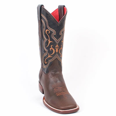 Brown Square Toe Cowgirl Boots 1 Q3225459M:Q3225459050M  - from alligatorwarehouse.com
