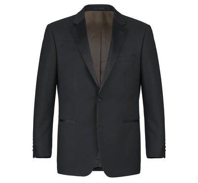 Classic Black Regular Fit 100% Wool Tuxedo Suit 3 SO6508-1-ClassicRibbon  - from alligatorwarehouse.com