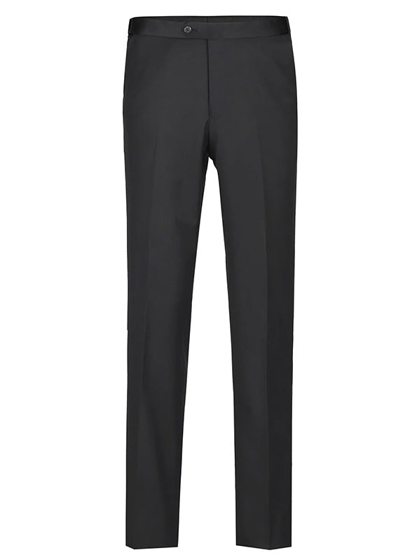 Classic Black Regular Fit 100% Wool Tuxedo Suit