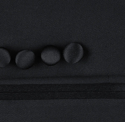 Classic Black Regular Fit 100% Wool Tuxedo Suit 4 SO6508-1-ClassicRibbon  - from alligatorwarehouse.com