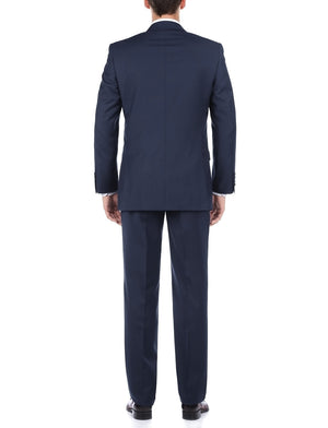 (Limited Sizes) 100% Virgin Wool Regular Fit Blue Suit