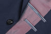 Bevagna Collection - Blue 100% Virgin Wool Regular Fit Pick Stitched 2 Piece Suit 5 SO6508-19-Classic  - from alligatorwarehouse.com