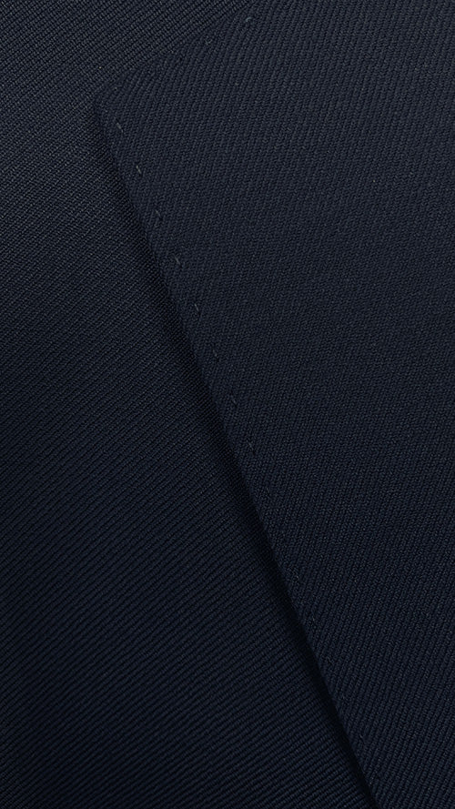 Bevagna Collection - Navy 100% Virgin Wool Regular Fit Pick Stitched 2 Piece Suit