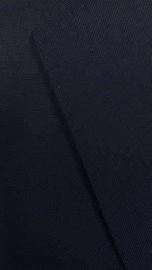 Bevagna Collection - Navy 100% Virgin Wool Regular Fit Pick Stitched 2 Piece Suit