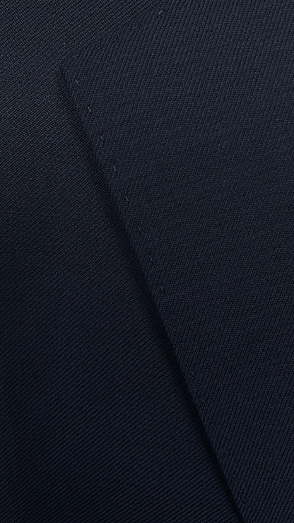 Bevagna Collection - Navy 100% Virgin Wool Regular Fit Pick Stitched 2 Piece Suit