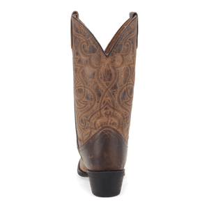 Laredo Maddie Leather Boot - Premium Brown Ankle Boot