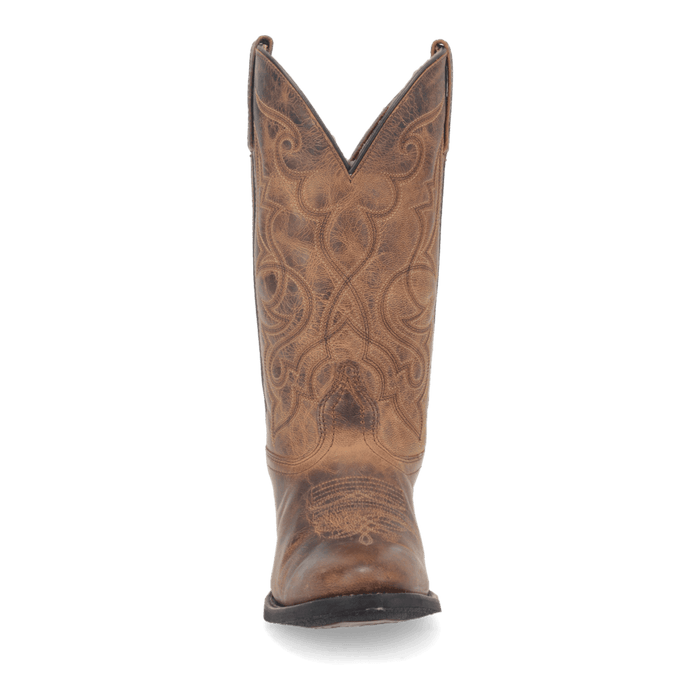 Laredo Maddie Leather Boot - Premium Brown Ankle Boot
