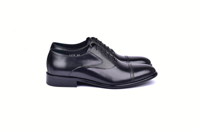 C0012-5256 Cap toe Lace up- Black