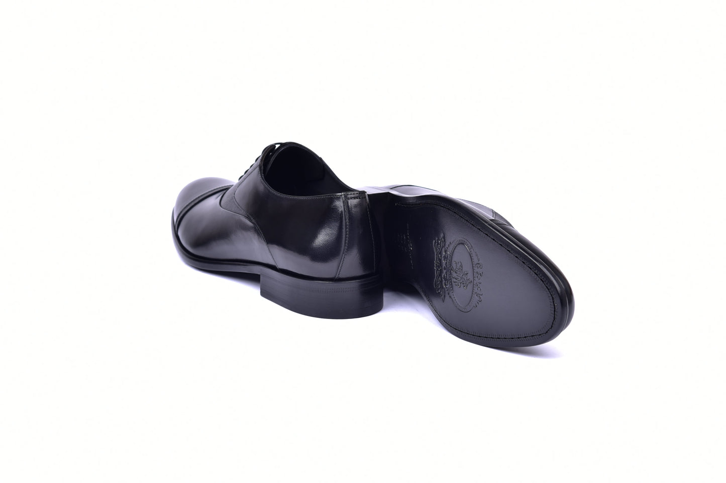 C0012-5256 Cap toe Lace up- Black