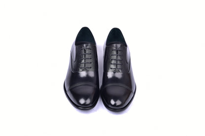 C0012-5256 Cap toe Lace up- Black