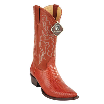King Exotic Men's Lizard Snip Toe Western Boots 3 -01  - from alligatorwarehouse.com