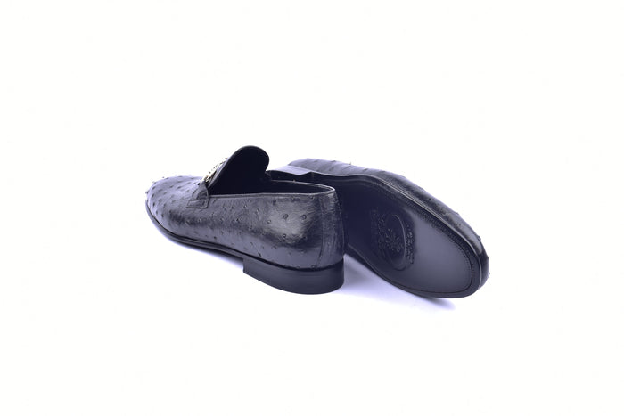 C02201-5405 Genuine Ostrich- Black