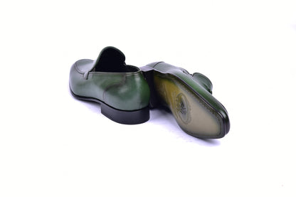 C09902-5470HS Tassel Loafer-Green