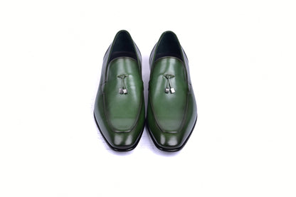 C09902-5470HS Tassel Loafer-Green