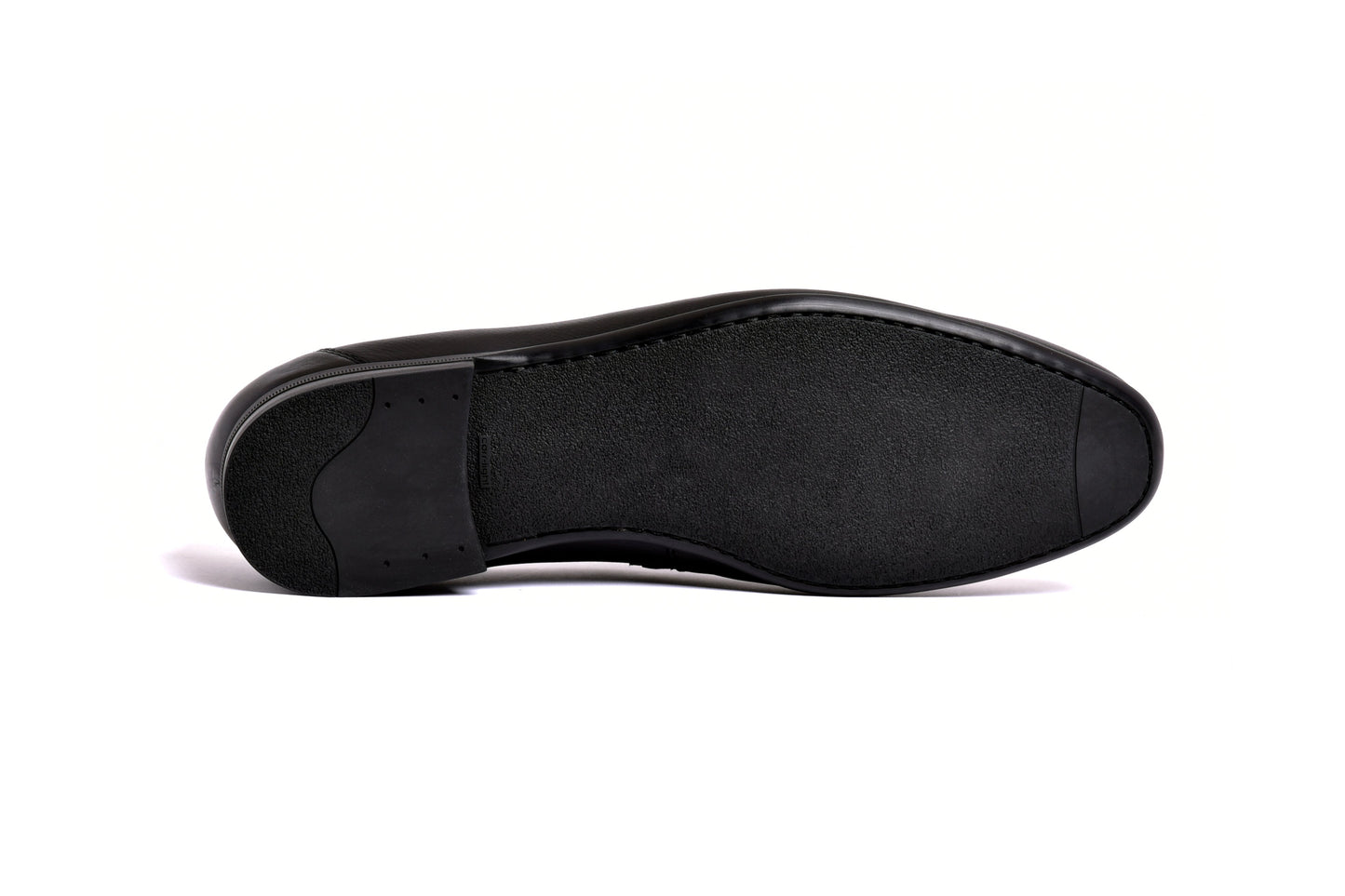 C160-5532 Deer skin Loafer- Black