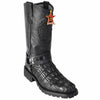 Men's Los Altos Caiman Tail Skin Biker Boots 2 LAB-55T0118-060  - from alligatorwarehouse.com