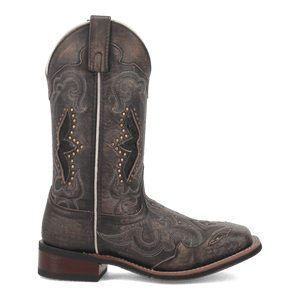 Laredo Spellbound Leather Boot - Luxe Black Ankle Boot
