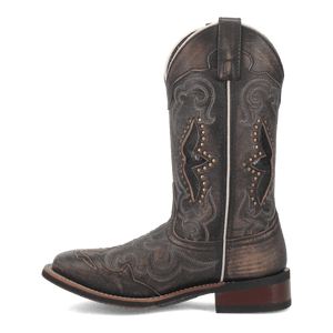Laredo Spellbound Leather Boot - Luxe Black Ankle Boot