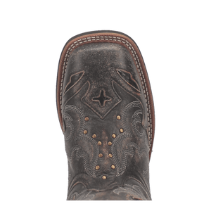 Laredo Spellbound Leather Boot - Luxe Black Ankle Boot