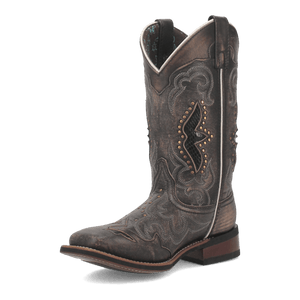 Laredo Spellbound Leather Boot - Luxe Black Ankle Boot