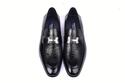 C01998-5760V H buckle Vita Calf Skin-Black