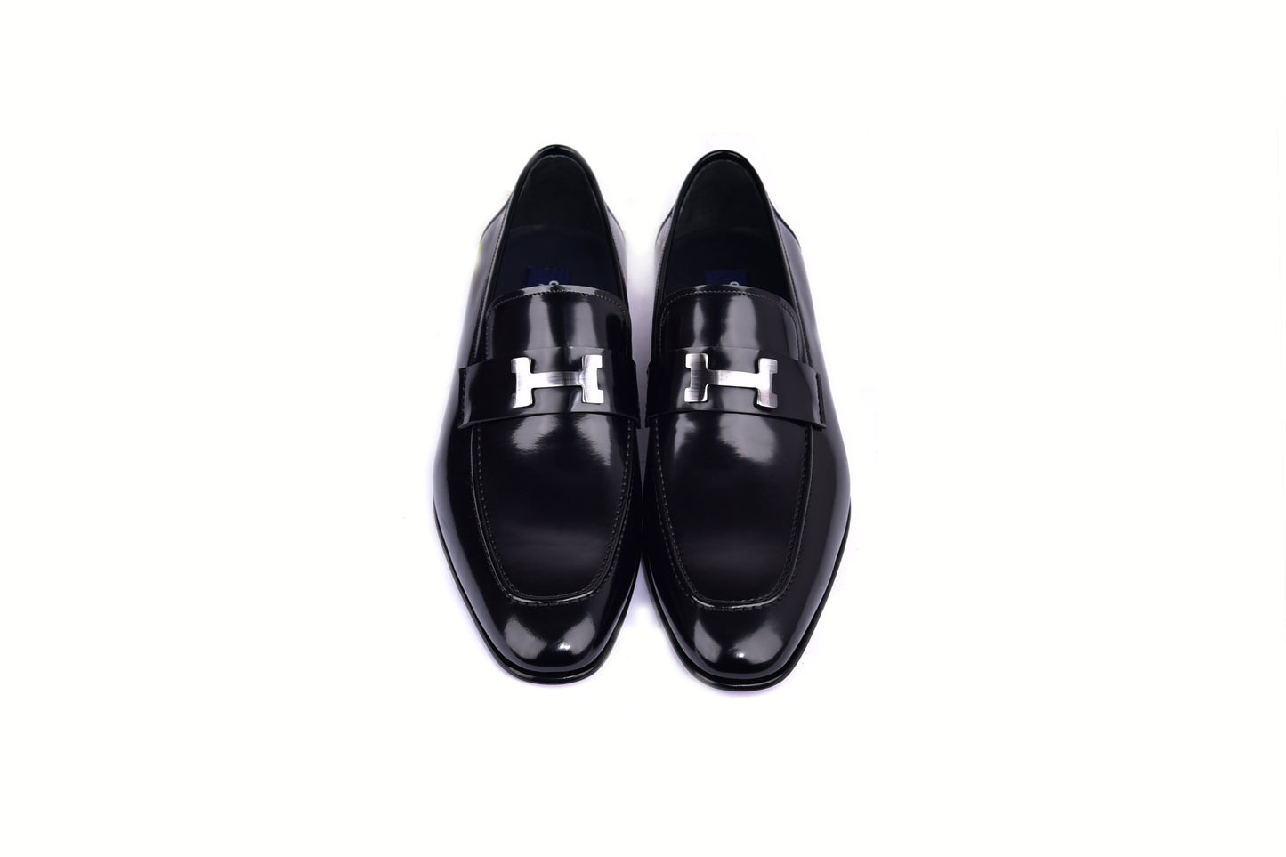 C02006-5760 H buckle Lux Calf High Gloss Black