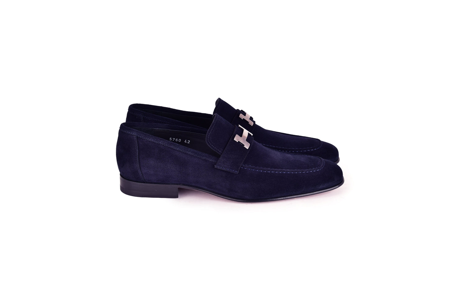 C02005-5760S H buckle Suede-Navy