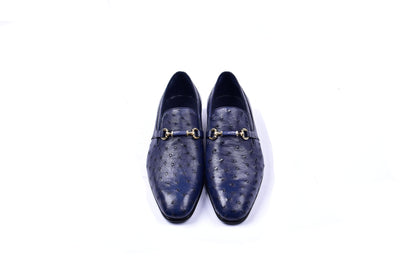 C0226-5776 Genuine Ostrich- Navy