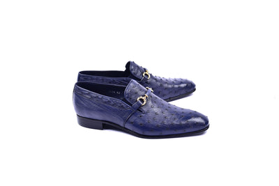 C0226-5776 Genuine Ostrich- Navy